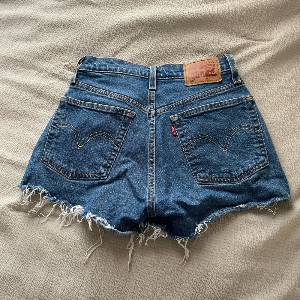 Levi’s 501 high rise shorts